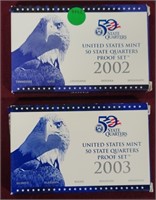 2002 & 2003 STATE QUARTER PROOF SETS