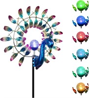 VEWOGARDEN Metal Spinner - Peacock 3D Yard Art