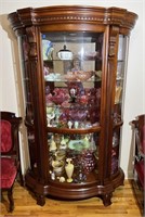 Large Lighted Curio Cabinet
