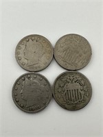 1860s-1900s Nickles
