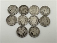 Selection of Barber Quarters