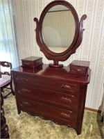 Davis Cabinet Co. Cherry Lillian Russell Dresser