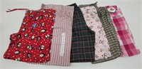 (6) Winter Pajama Pants Sleepwear
