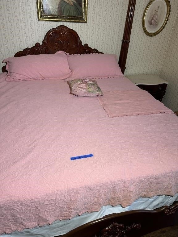 Pink Quilt Bedding And Shams