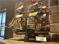 Savannah wood ship model
