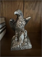 Metal Eagle bank /statue