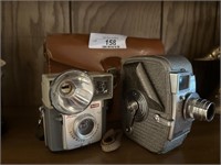 Vintage Keystone 8mm camera with case