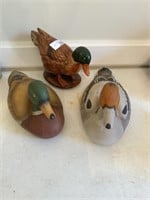 Ceramic duck collection