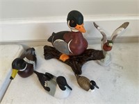 Collection of ceramic ducks