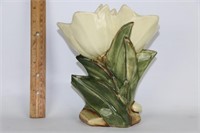 Vintage McCoy Pottery Double Tulip Vase