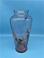 Fenton Hand Pained Vase - Signed