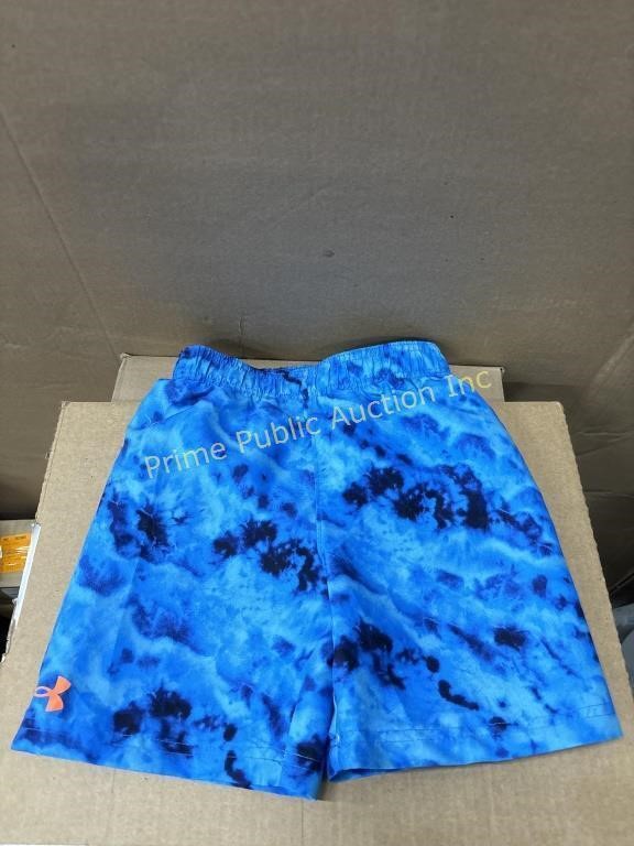 Under Armour Blue Tie-Dye Swim Trunks size 5