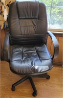 Black Large Profile Office Chair Adjustable Comfy