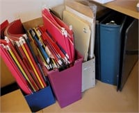 Lot of Office Supplies Hanging File Folders Etc