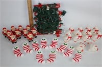 Vintage Celluloid Christmas Light Covers LOOK