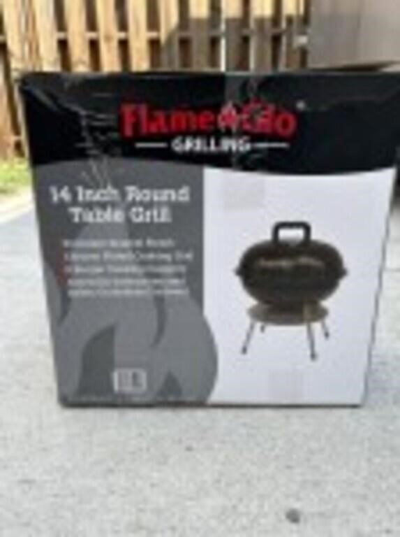 New Flame Glo 14 inch Round table grill