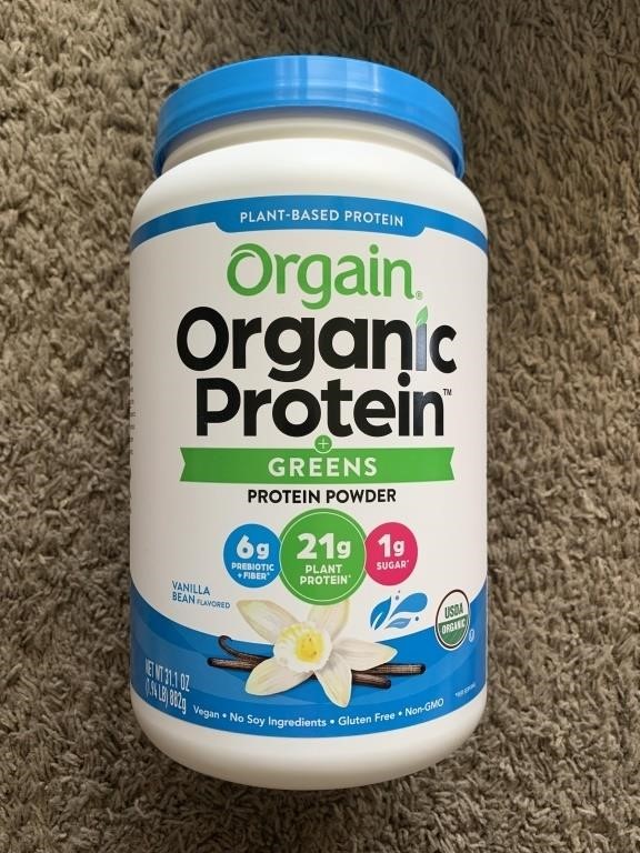 Orgain Organic Vegan Protein Powder + Greens,