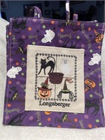 Longaberger Halloween tiny tote no rips or tears