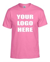 Custom Adult SS T-Shirt Pink