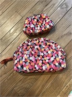 Vera Bradley, cosmetic bag, and coin purse