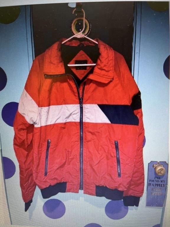 1990s Red Mens Coat Large