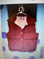 Vintage down, puffer vest size large