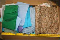 Box of Fabric & Quilting Squares