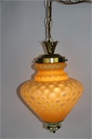 Vintage Honeysuckle Hanging Swag Lamp