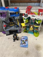 Imaginext houses no PCs. Boop gloves and Dino