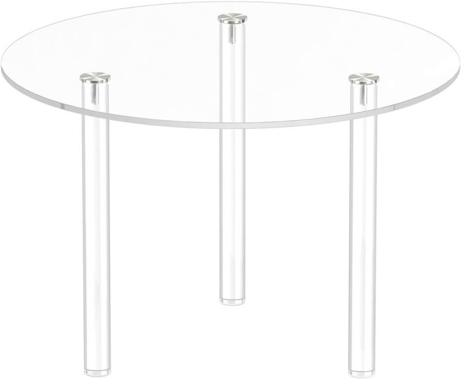 Round Clear Acrylic Coffee Table