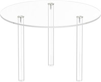 Round Clear Acrylic Coffee Table
