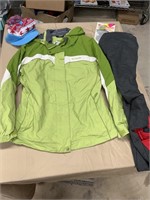 Women’s Columbia coat, size medium, and other