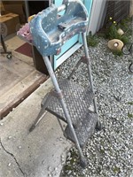 Step ladder folds up, great for painting