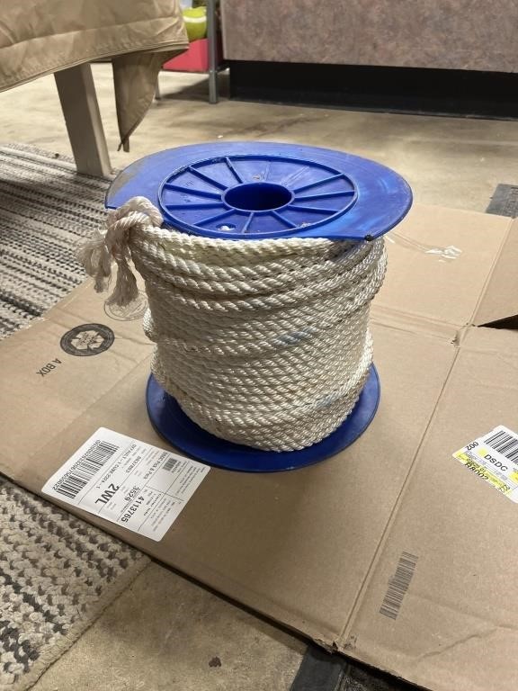 Large spool of rope