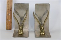 Pair of Brass Eagle Book Ends