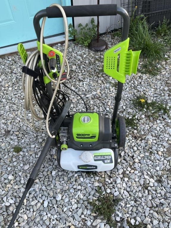 Green Works electric power washer untested