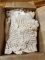 Box Of Vintage Linens