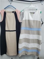 2 dresses like new size 12 and 14