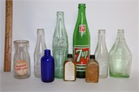 Lot of Assorted Old Bottles