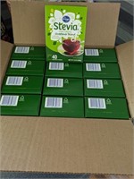 Case of Kroger Stevia with 12 boxes of 40 pks