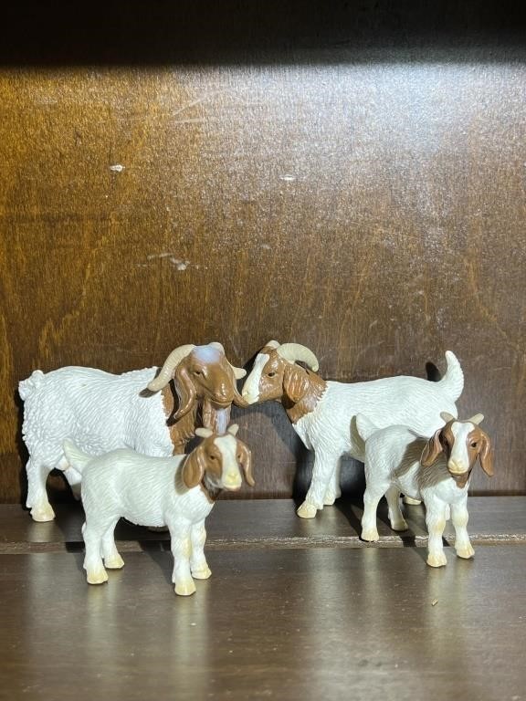 4 Schleich Goat Toys