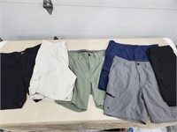 6 pair mens shorts size 32 Hawk and Denali brand