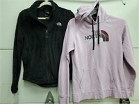 The North Face jacket size small and sweatshirt
