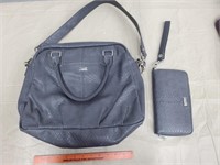 Jewell purse and matching wallet