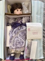 Marie Osmond doll With COA Lavender rose coming