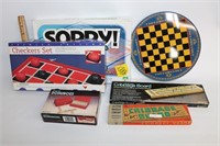 Lot of Vintage Games-Sorry/Dominoes and More