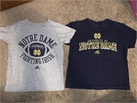 Boys Notre Dame 4T shirts