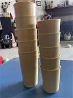 Lot of vintage Tupperware cups lot of 5 5 inch