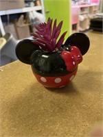 Minnie Mouse faux succulent