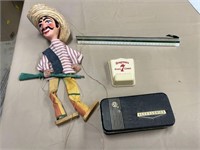 Vintage items Hispanic marionette, triangular